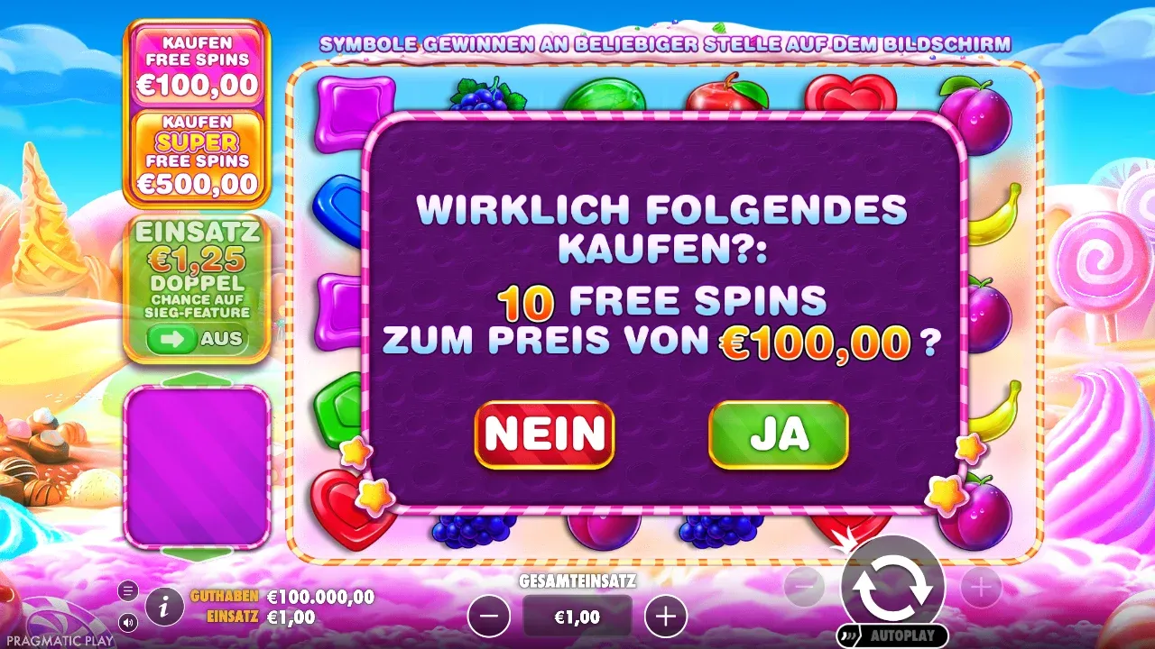 Sweet Bonanza 1000 Demo: Wirklich folgendes kaufen? 10 Free Spins zum Preis von 100 Euro